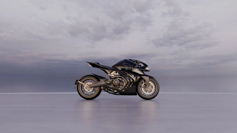 Aston Martin develó su primera motocicleta para carretera limitada a 300 unidades