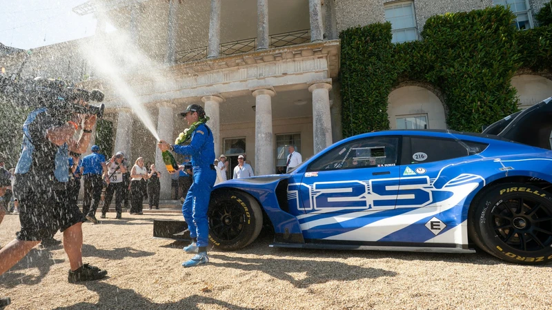 Super Mustang Mach-E 2026 se llevó la victoria en Goodwood