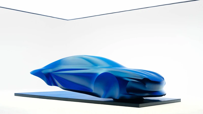 Alpine anticipa la tercera generación del A110 con una escultura que mezcla arte y tecnología