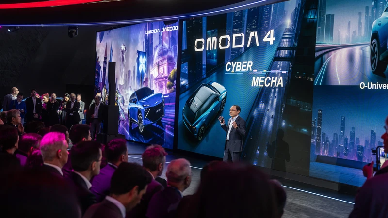 Salón de París 2026: Omoda 4 debuta en Europa con diseño futurista y tecnología inteligente