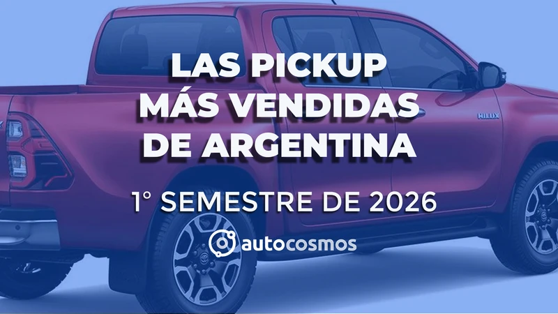 Las pickup más vendidas de Argentina en el primer semestre de 2026