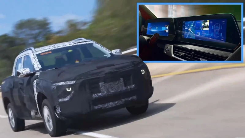 Chevrolet Montana podría contar con pantalla multimedia de Tracker RS
