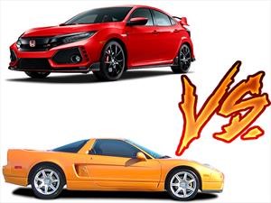 Honda NSX vs Civic Type R ¿cuál es más rápido?