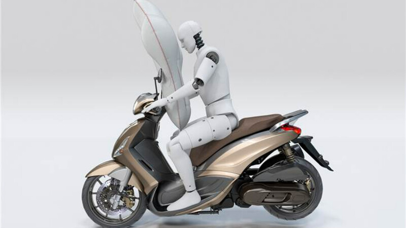 Piaggio y Autoliv desarrollarán una bolsa de aire para motos