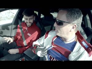 El Audi RS 7 piloted driving concept sorprende a los jugadores del Barcelona