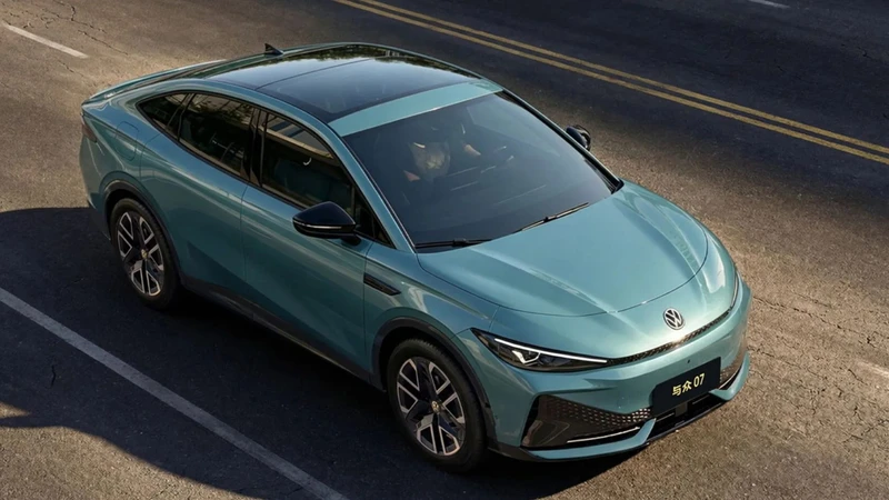 Volkswagen lanza el ID. Unyx 07 en China, hecho en colaboración con Xpeng