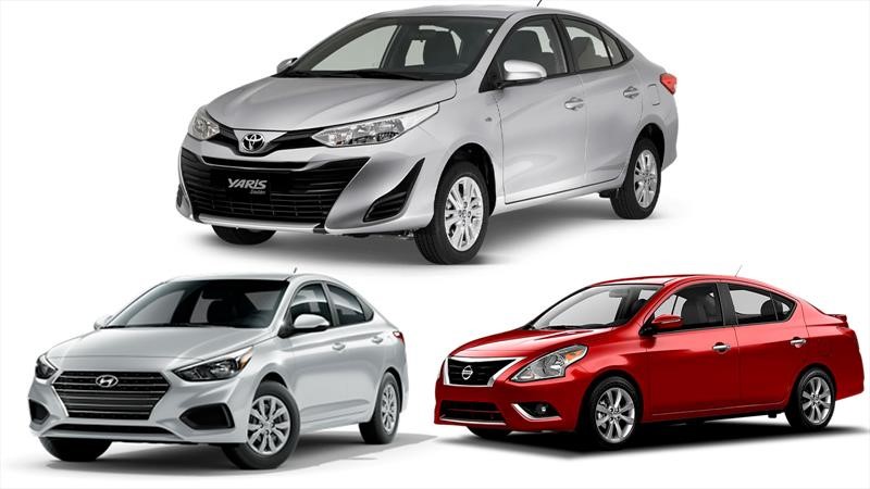 Toyota Yaris, Nissan Versa y Hyundai Accent lideran las ventas mundiales de sedanes
