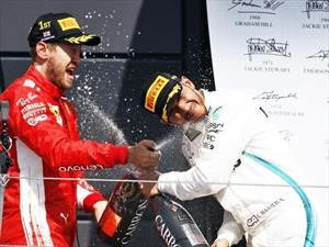 F1 2018: Vettel se arranca de Hamilton en Silverstone