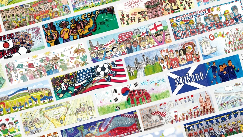Hyundai presenta los buses oficiales del Mundial de Fútbol 2026 con diseños creados por niños