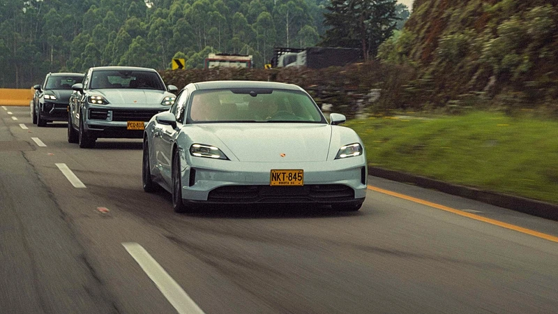 Prueba Porsche en Colombia: manejamos Macan T, Macan Eléctrico y Taycan 4S