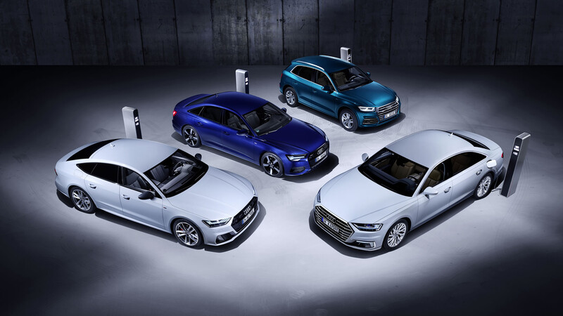 Audi confirma versiones plug-in hybrid para buena parte de su gama