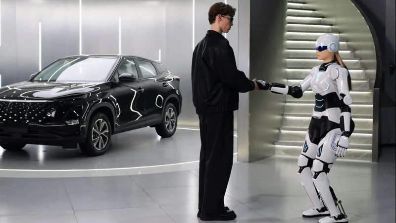 Aimoga: el vendedor de autos robotizado de Omoda y Jaecoo