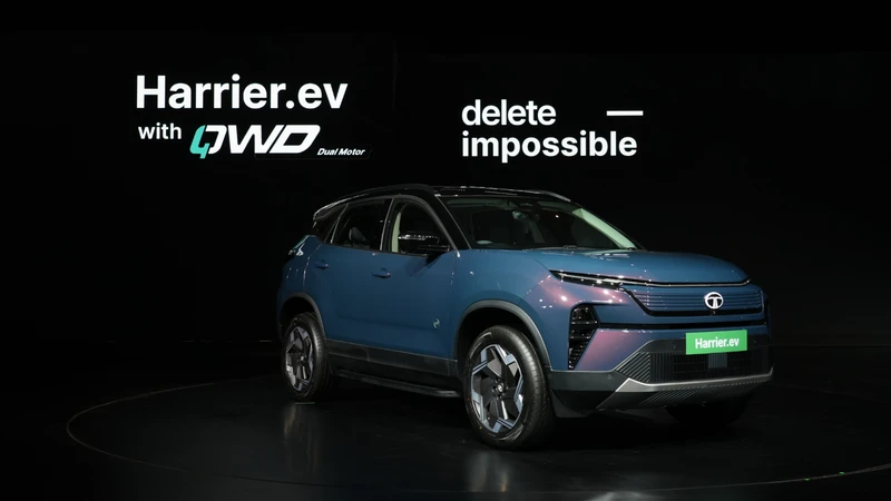 Tata Motors presentó su nuevo SUV eléctrico Harrier EV