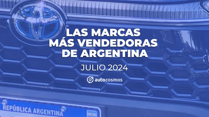 Las marcas más vendedoras de 0km en Argentina en julio de 2024