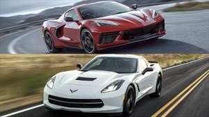 Estas son las diferencias entre el Chevrolet Corvette C7 y C8