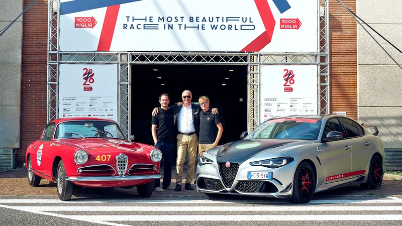 Alfa Romeo celebra su historia en la 1000 Miglia 2026
