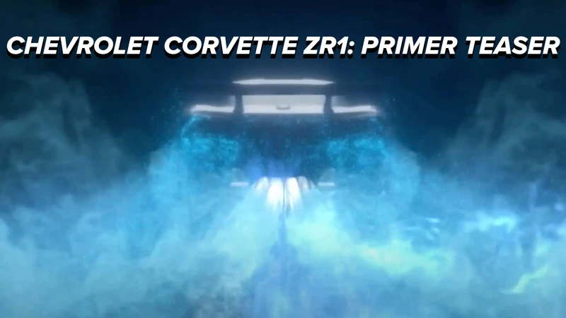 El Chevrolet Corvette ZR1 se acerca y todo indica que tendrá un V8 biturbo en su primer teaser