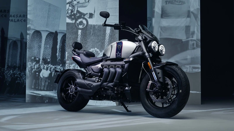 Triumph homenajea al intrépido Evel Knievel con una edición especial de la Rocket 3 GT