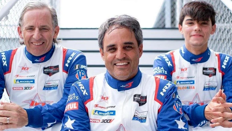 Juan Pablo Montoya y Sebastián Montoya volverán a correr juntos en IMSA