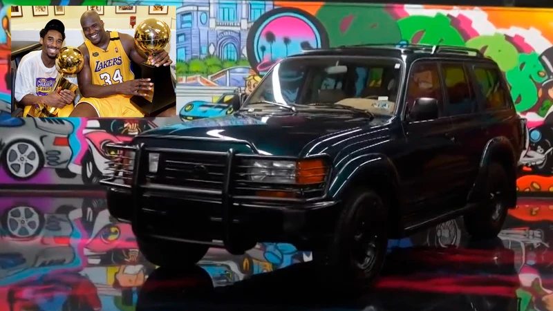 Shaquille O'Neal restauró la Toyota Land Cruiser de Kobe Bryant