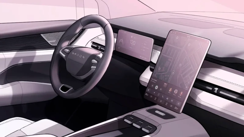 Skoda muestra el disruptivo interior del Peaq