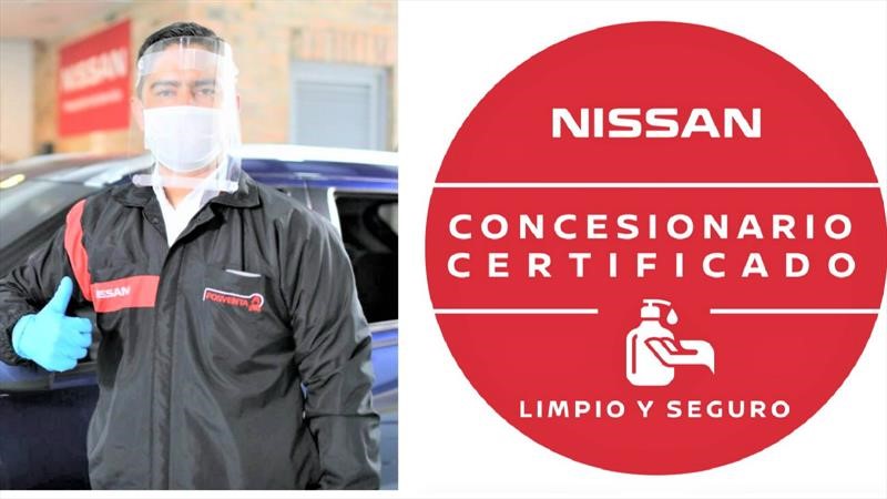 Nissan certifica en bioseguridad a sus concesionarios de Latinoamérica