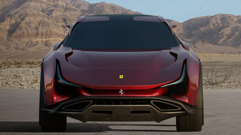 Ferrari Simoom, un concepto independiente que calma las ansias de conocer al SUV Purosangue