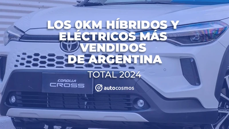 Estos son los 0km híbridos y eléctricos más vendidos de Argentina en 2024