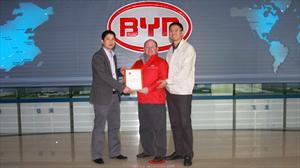 Indumotora es premiada como Mejor Servicio Técnico de BYD Auto a Nivel Mundial