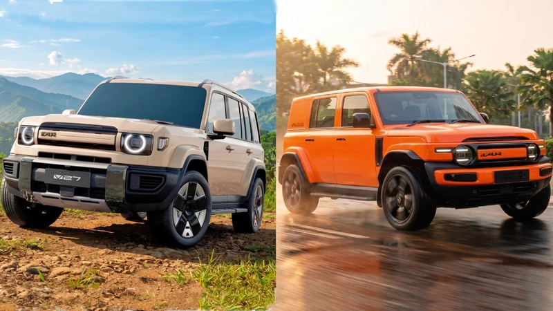 iCAUR V23 EV y V27 REEV: abren reservas en Colombia para los nuevos todoterreno electrificados