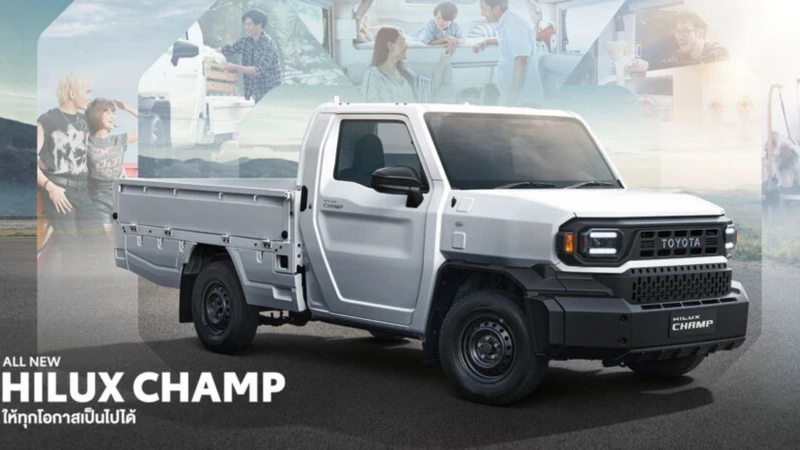 Toyota Hilux Champ 2024, una pequeña pickup que sería un rotundo éxito en México