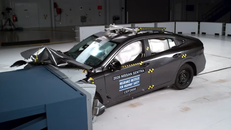 Nissan Sentra 2026 obtiene la certificación Top Safety Pick+ del IIHS