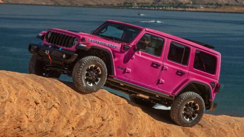 Jeep Gladiator se pinta de rosa con nuevo color Tuscadero Pink