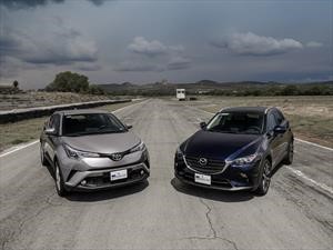 Frente a frente: Toyota C-HR 2018 vs Mazda CX-3 2019