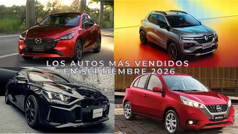 Los 10 autos más vendidos en septiembre 2026