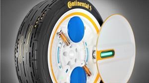 Continental muestra un neumático que se infla mientras conduces