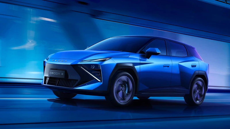 Salón de Beijing 2026: Omoda 4 SHS, expande su gama de vehículos electrificados