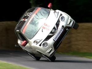 Nissan Juke impone nuevo récord en dos ruedas en Goodwood
