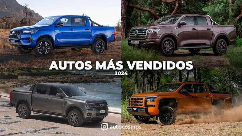 Las camionetas dominaron los rankings de ventas de autos en 2024