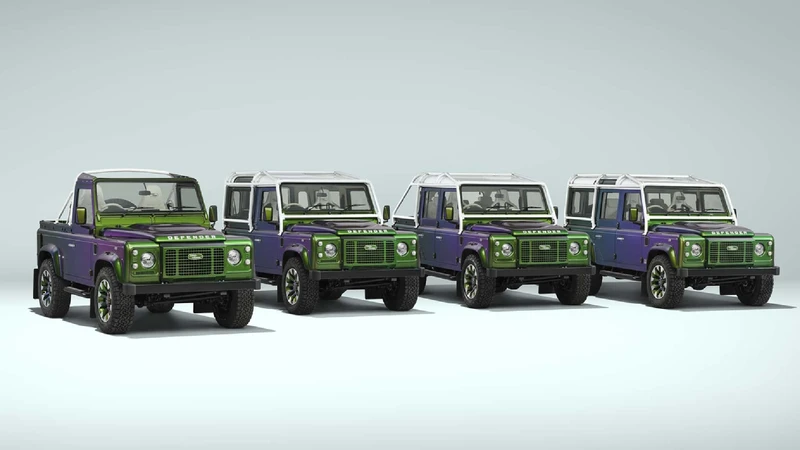 Land Rover revive al Defender clásico con un exclusivo V8 y pintura iridiscente
