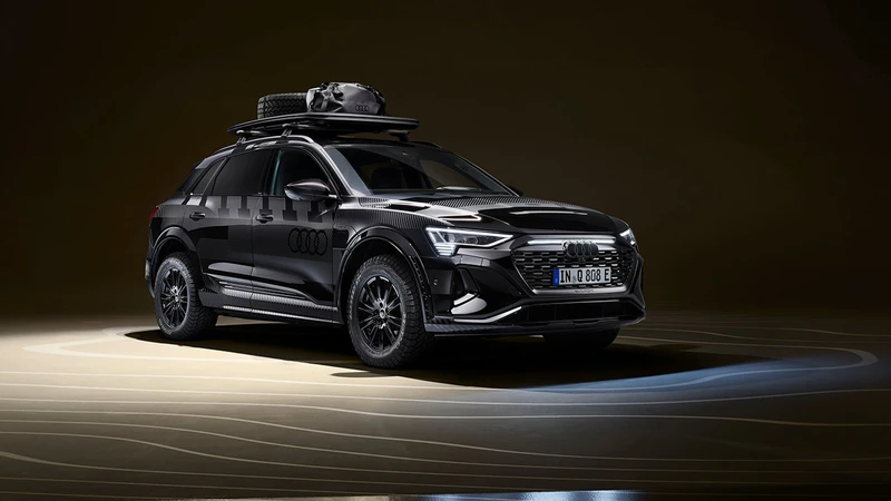 El Audi Q8 e-tron Edition Dakar adelanta un futuro aventurero y eléctrico