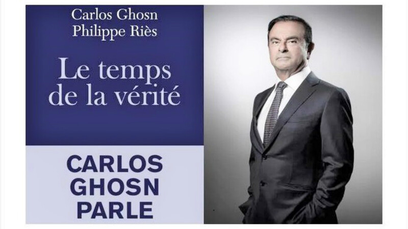 Carlos Ghosn lanza polémico libro