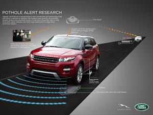 La siguiente generación de Land Rover detectará baches y dará aviso a las autoridades