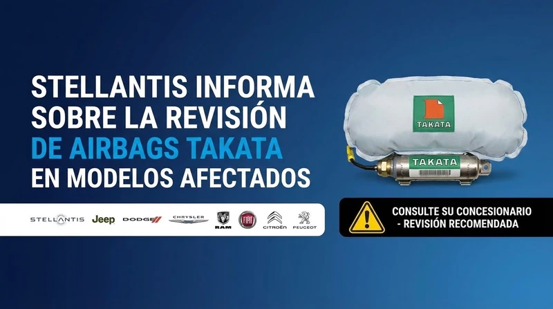 Stellantis da beneficios en el Recall por los airbags de Takata