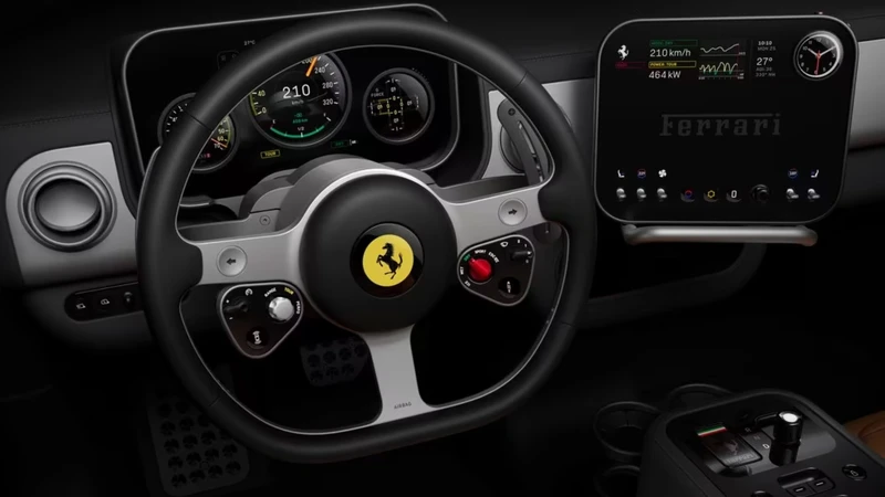Ferrari Luce: se devela el interior que inaugura la era eléctrica del Cavallino