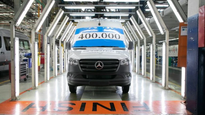 Mercedes-Benz fabricó 400.000 Sprinter en Argentina