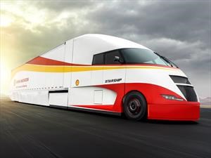 Starship Project, desarrollado por Shell y AirFlow Truck Company, es el camión del futuro