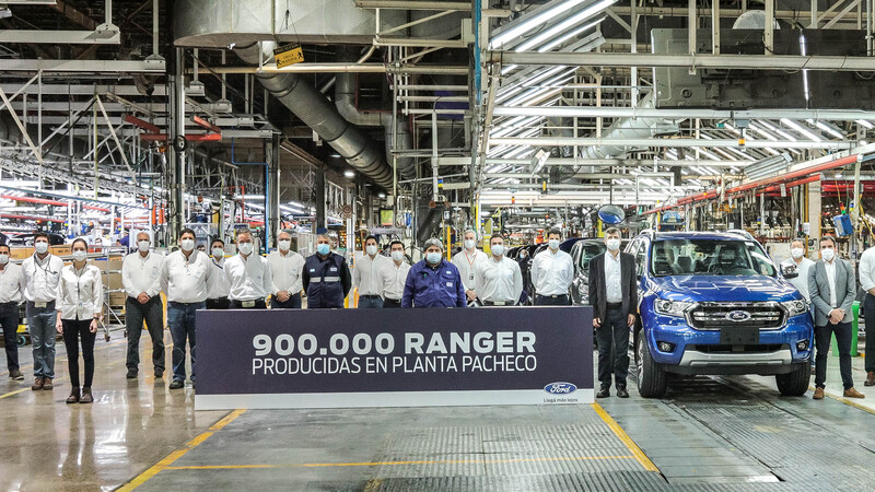 Ford Ranger alcanzó las 900.000 unidades producidas en Pacheco