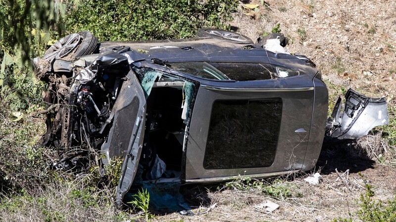 Gracias a los sistemas de seguridad de su camioneta, Tiger Woods está con vida