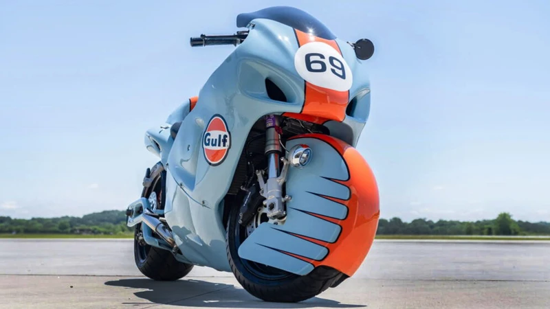 Aprovechá: esta Suzuki Hayabusa GSX 1300R de Gulf busca dueño